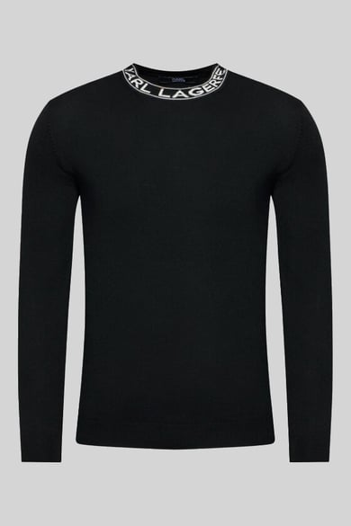 ΠΛΕΚΤΗ ΜΠΛΟΥΖΑ KARL LAGERFIELD - 990 ΜΑΥΡΟ